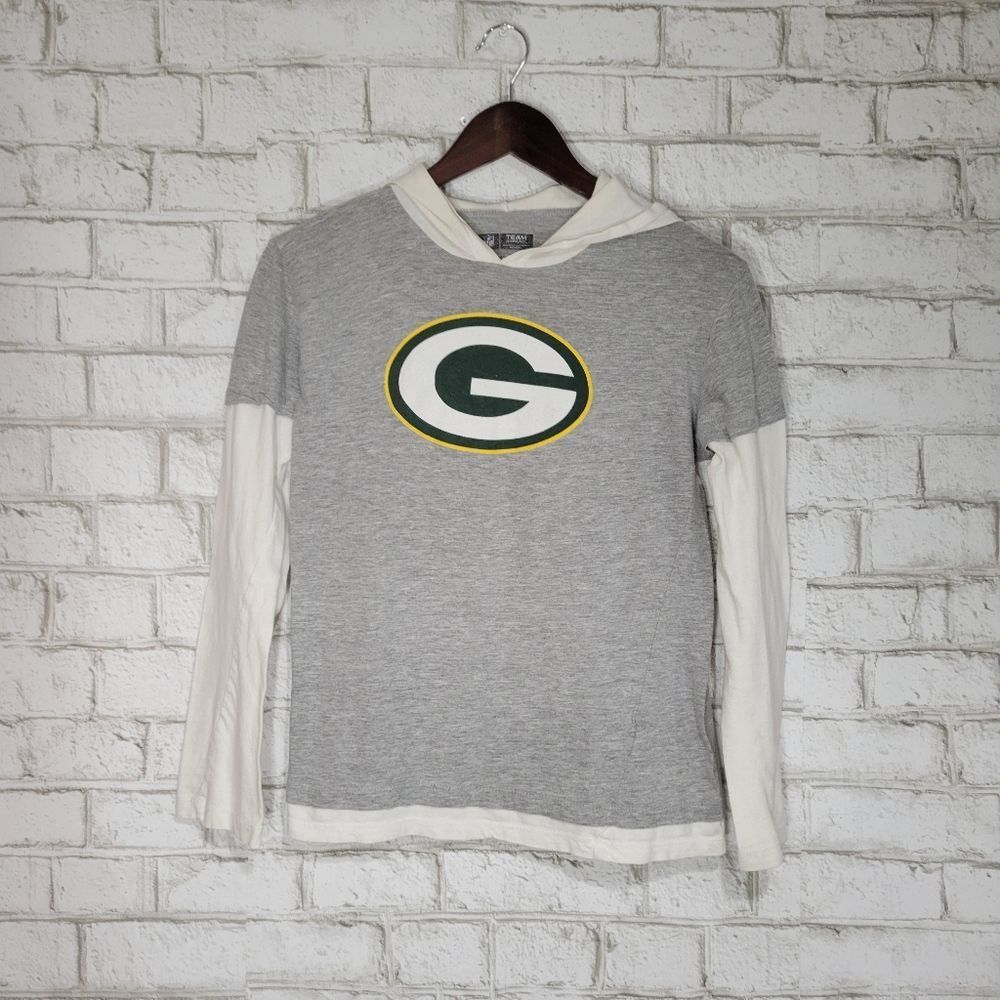 NFL Green Bay Packer hooded long sleeve top